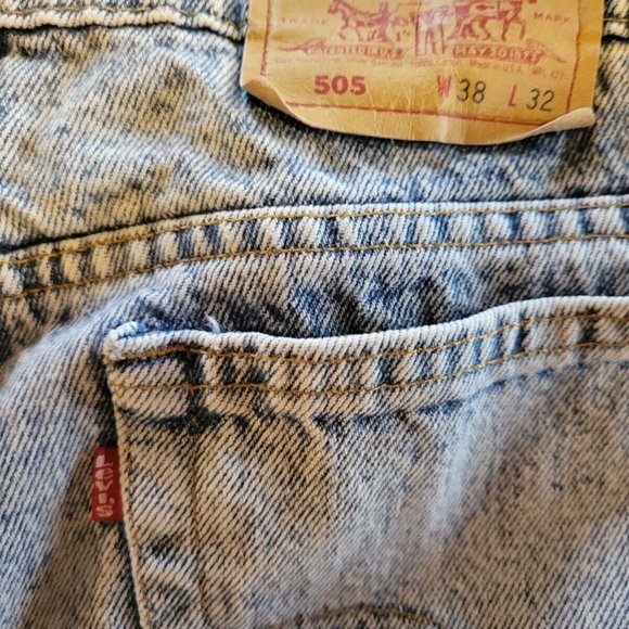 Men's Levis 505 38 x 32 Red Tag - Picture 2 of 3